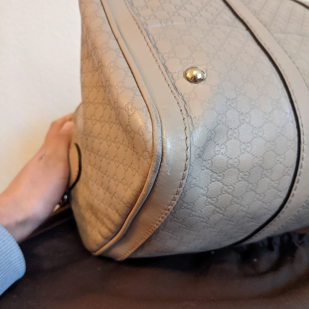 Gucci Guccissima Boston leather bag - Picture 12 of 14